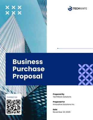 business  Template: Business Purchase Proposal Template