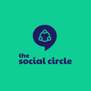 business  Template: Soziales Kreativ-Logo