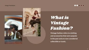 Taupe Fashion Vintage Presentation - Seite 2