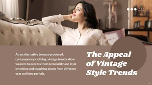 Taupe Fashion Vintage Presentation - Seite 3
