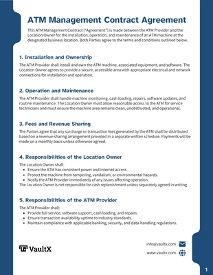 business interactive Template: ATM Contract Template