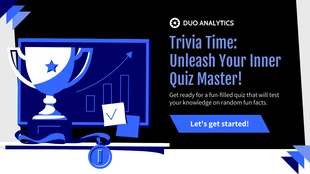 Free interactive Template: Apresentação de quiz de curiosidades sobre noivado divertido