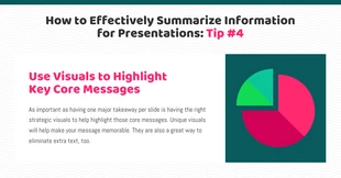 business  Template: Contrast Summarize Presentations Tips Facebook Post