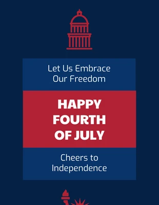 Free  Template: Freedom 4th of July Pinterest Post
