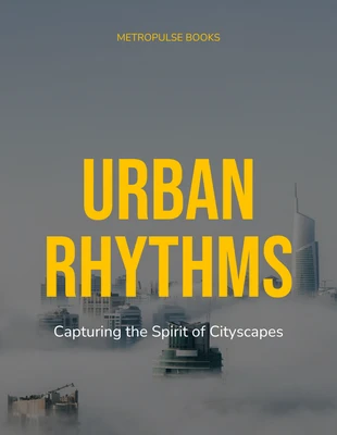 Free  Template: Grey Minimalist Urban Architecture Book Cover