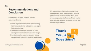 Blue And Yellow Simple Consulting Presentation - Pagina 5