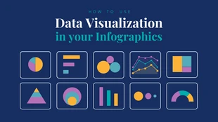 business  Template: Testata del blog sulla visualizzazione dei dati