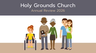 premium  Template: Illustrative Church Annual Review Presentation