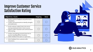 Quarterly Goal Tracker Company Presentation - Seite 2