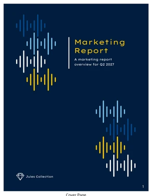 premium and accessible Template: Marketing Report Template