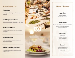 Wedding Catering Brochure - Page 2