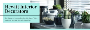 Teal Interior Decorator Email Banner