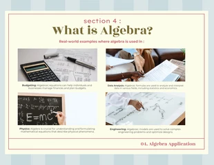 VIntage Algebra Math Presentation - page 5