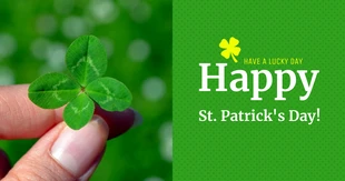 Free  Template: St. Patrick's Day Facebook-Post
