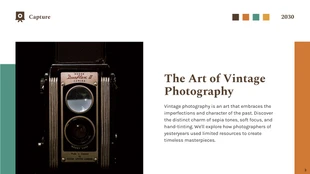 Capturing Moments in Time Vintage Presentation - صفحة 3