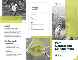 premium  Template: Pest Control and Management Brochure