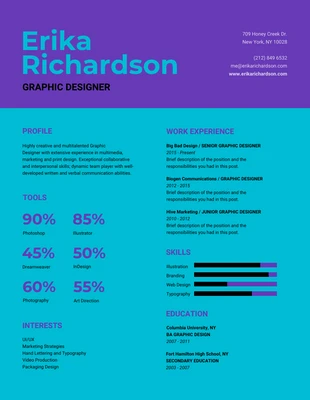 Colorful Resume