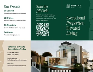 premium  Template: كتيب عقارات فاخرة