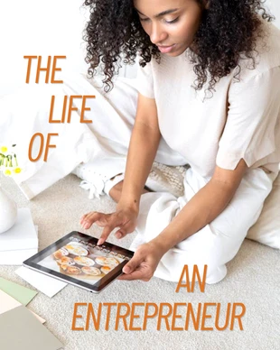Free  Template: Modèle de publication LinkedIn inspiré de Taylor Swift : La vie d'un entrepreneur