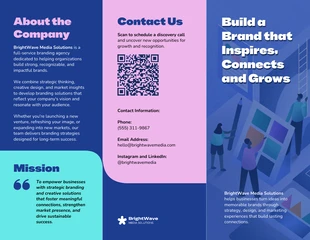 Free Template: Branding Agency Brochure Template