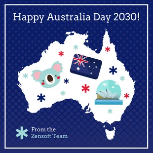 Australia Day Instagram Post Template