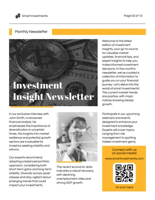 premium  Template: Investment Insights Newsletter