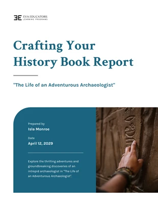 Free  Template: Crafting Your History Book Report
