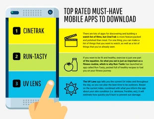 business  Template: Top Rated Mobile Apps