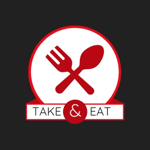 Free  Template: Logo per attività di fast food