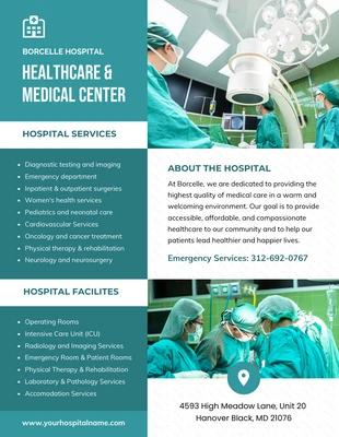 Free  Template: Health Care Flyer