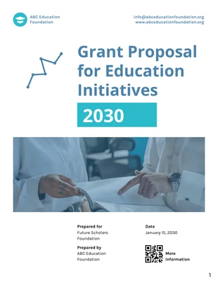 business  Template: Grant Proposal for Education Initiatives