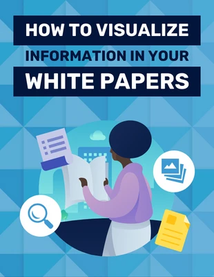 Free  Template: Visualisierung von White Papers Pinterest Post