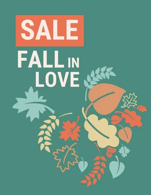 Free  Template: Fall in Love Sale