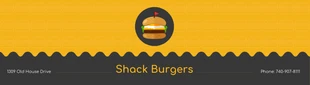 Shack Burgers YouTube Banner