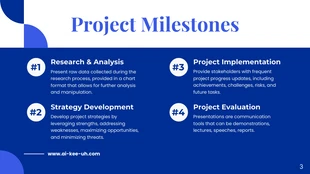 White And Blue Modern Project Proposal Professional Presentation - Página 3