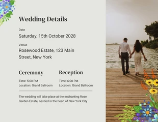 Sage Flower Wedding Presentation - صفحة 4