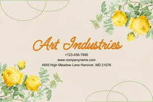 Free  Template: Light Brown Aesthetic Floral Texture Address Label
