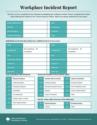 Free  Template: General Employee Separation Checklist
