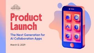 premium  Template: Modèle de présentation de lancement de produit