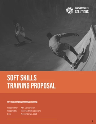 premium  Template: Soft Skills Training Proposals