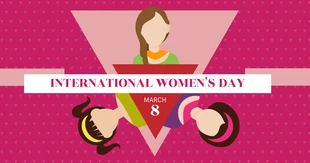 Free  Template: Facebook-Post zum Internationalen Frauentag