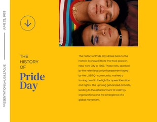 Simple Yellow Pride Presentation - Pagina 2