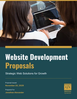 Free  Template: Website Development Proposals