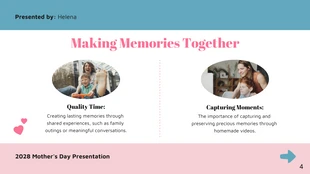 Soft Pastel Pink Blue Mother's Day Presentation - Página 4