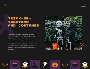 Black Purple Haunted History Halloween Presentation - Página 3