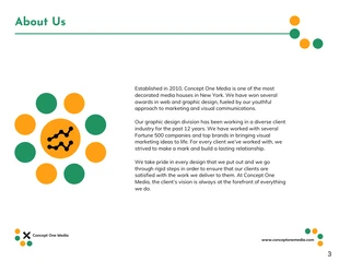 Green and Organge Marketing Proposal Template - Página 3
