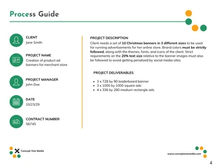 Green and Organge Marketing Proposal Template - Seite 4