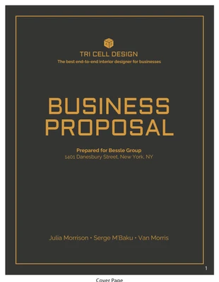 Free and accessible Template: Business Proposal Outline