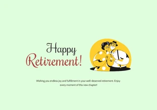 Bohemian Simple Retirement Card - Pagina 2