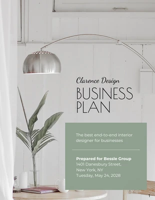 premium  Template: Eleganter Businessplan
